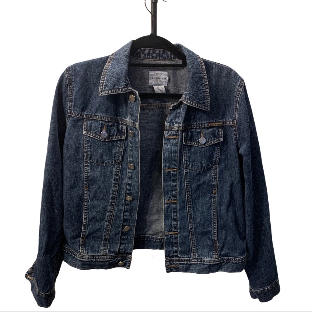 CALVIN KLEIN VINTAGE DENIM JACKET - Picture 1 of 4